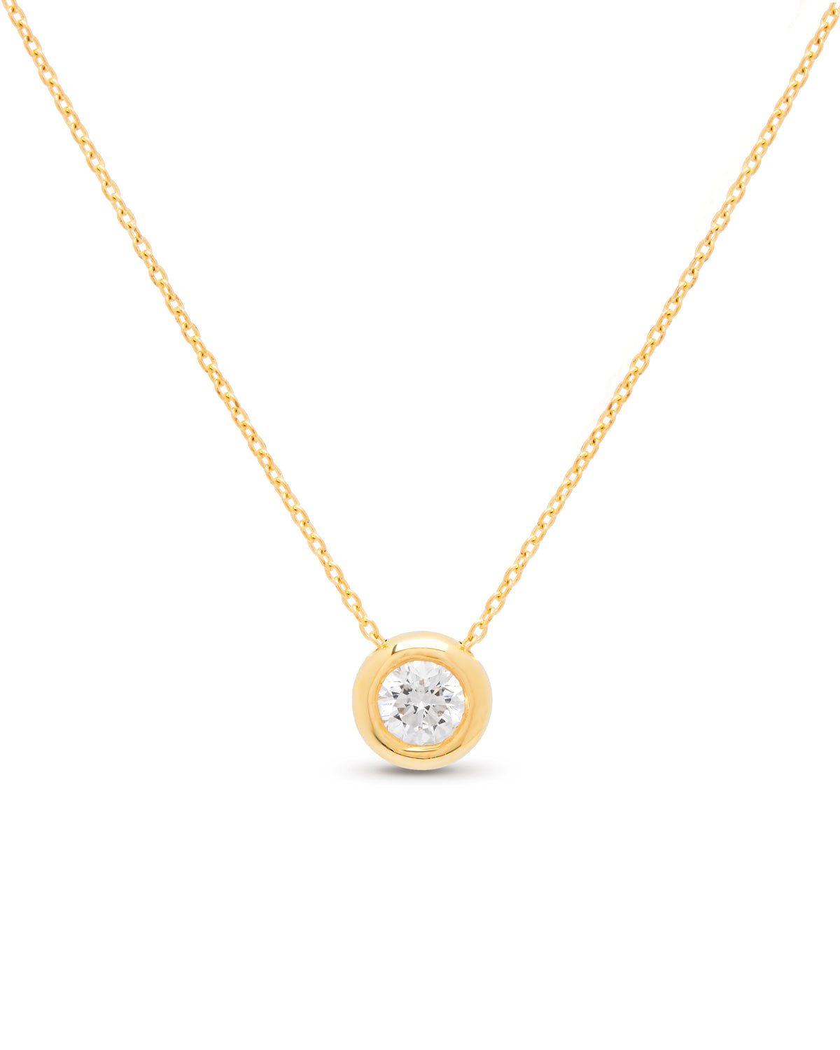 Aura 18ct Yellow Gold Diamond 0.10ct Single Stone Solitaire