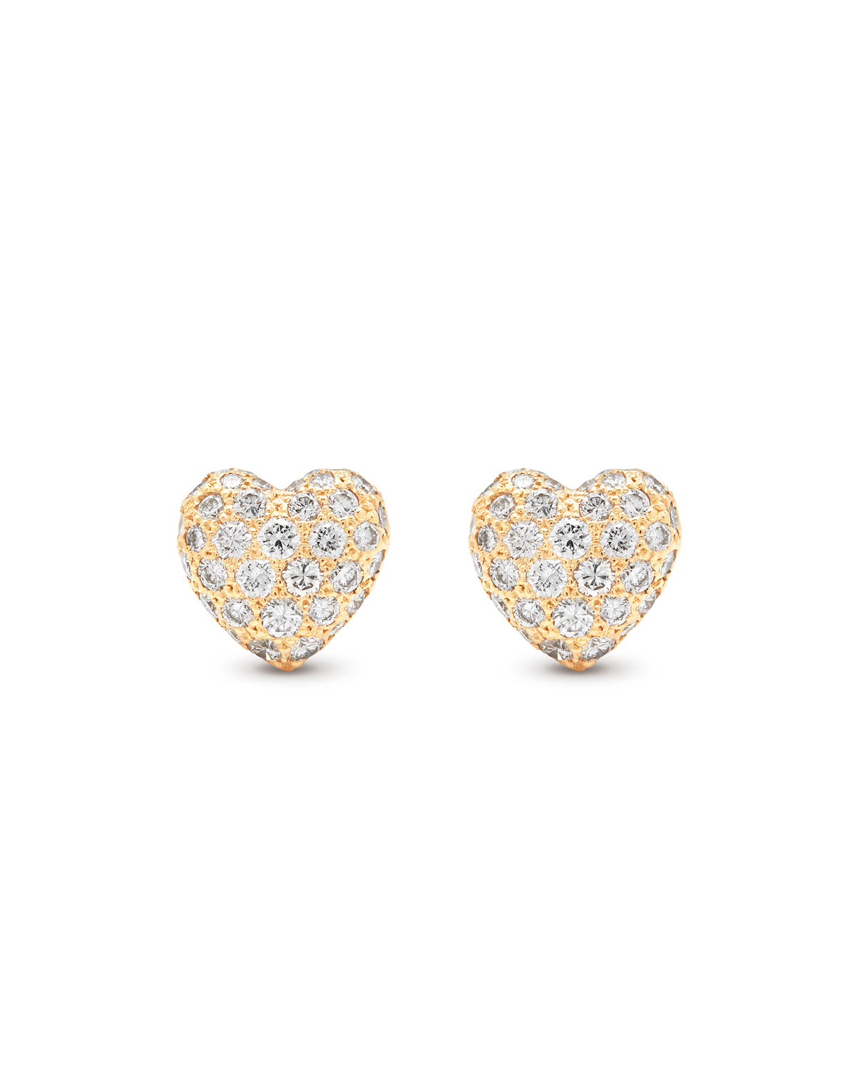 Cartier Pave Diamond Earrings