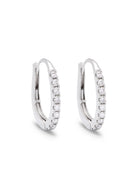 Aura 18ct White Gold Diamond 0.25ct Clip Earrings