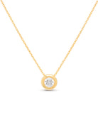 Aura 18ct Yellow Gold Diamond 0.10ct Single Stone Solitaire