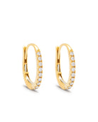 Aura 18ct Yellow Gold Diamond 0.24ct Clip Earrings