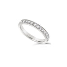 Platinum Half Diamond Band by Luminary Fine Jewellery, Surrey